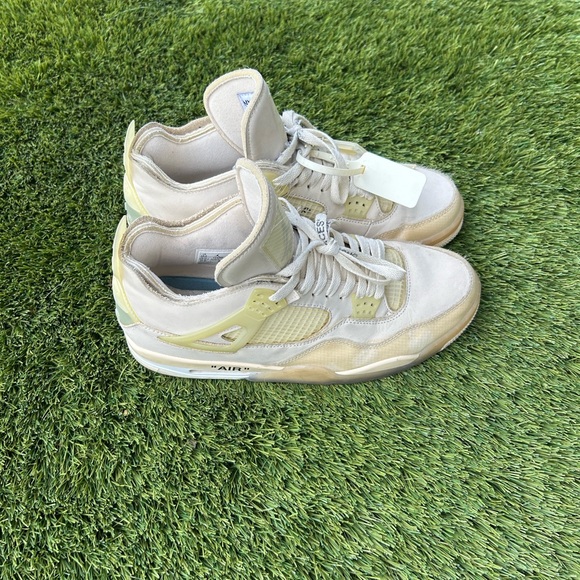 off white jordan 4 size 13
